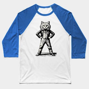 Cat Man Baseball T-Shirt